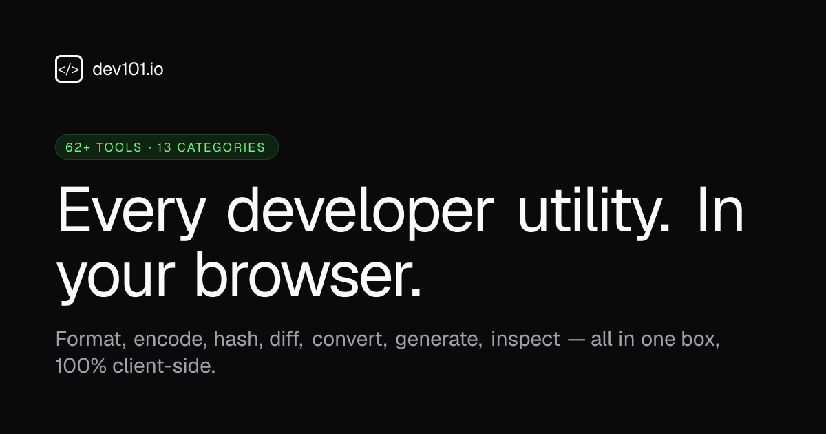 dev101.io screenshot